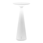 Damina Pro Rechargeable Table Lamp - White / White