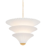 Belluno Chandelier - Vintage Gold Leaf Belluno Chandelier - Vintage Gold Leaf