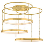 Chiasso Chandelier - Vintage Polished Brass