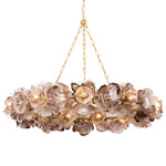 Galle Chandelier - Vintage Gold Leaf