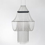 Lampe C Pendant - Black / Stainless Steel