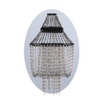 Lampe C Wall Sconce - Stainless Steel / Black