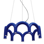 Arch Circle Pendant - Blue