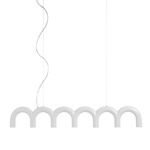 Arch Straight Pendant - White