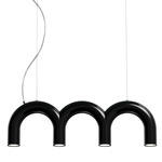 Arch Triplette Pendant - Black