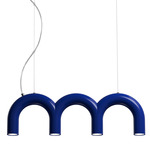 Arch Triplette Pendant - Blue