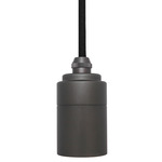 Metal Cord and Canopy Pendant - Overstock - Graphite