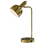 Rico Supercharger Desk Lamp - Antique Brass