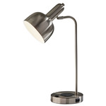 Rico Supercharger Desk Lamp - Brushed Steel