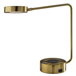 Viper Supercharger Desk Lamp - Antique Brass
