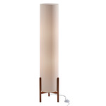 Sonora Floor Lamp - Walnut / Off White