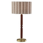 Laine Table Lamp - Walnut / Oatmeal