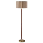 Laine Floor Lamp - Walnut / Oatmeal