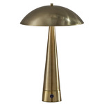 Vortex Table Lamp - Antique Brass
