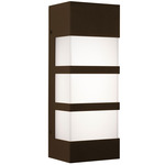 State Color-Select Outdoor Wall Sconce - Textured Bronze / White