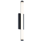 Path Color-Select Outdoor Wall Sconce - Black / Frosted White