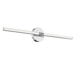 Chicago Color-Select Bathroom Vanity Light - Polished Chrome / White