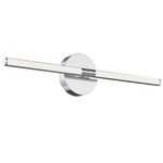 Chicago Color-Select Bathroom Vanity Light - Polished Chrome / White