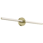 Chicago Color-Select Bathroom Vanity Light - Antique Brass / White