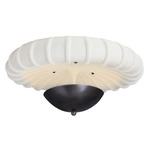 Camella Ceiling Semi Flush Light - English Bronze / Ivory