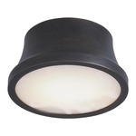 Louisa Ceiling Flush Light - English Bronze / White Onyx