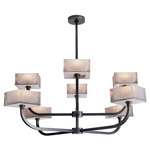 Louis Chandelier - English Bronze / Smoke Ombre