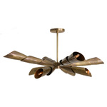 Morgan Ceiling Semi Flush / Pendant - Vintage Brass