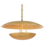 Florko Small Chandelier - Gold Leaf