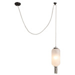 Leandra Pendant - White / Opal