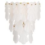 Malia Wall Sconce - Antique Brass / Clear Seeded