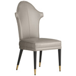 Lincoln Dining Chair - Ebony / Morel Leather