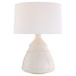 Matteo Table Lamp - Ivory / White