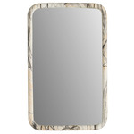Trevino Mirror - Gray Flowers / Mirror