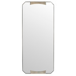 Kris Rectangular Mirror - Vintage Silver / Mirror