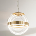 Sistema Pendant - Brushed Gold / Transparent