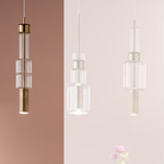 Uno+ Pendant - Antique Brass