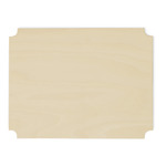 Pillar Storage Box Lid - Matte Beech Lacquer