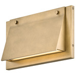 Fold Outdoor Wall Sconce - Heritage Brass
