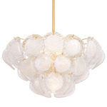 Cedar Hill Stem Hung Chandelier - Vintage Gold Leaf