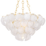 Cedar Hill Chain Hung Chandelier - Vintage Gold Leaf