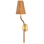 Atwood Wall Sconce - Aged Brass / Rattan