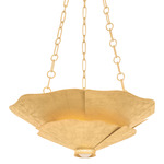 Spring Valley Pendant - Vintage Gold Leaf