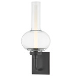 Rossman Wall Sconce - Distressed Bronze / Clear
