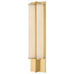 Northfield Wall Sconce - Aged Brass / Cloud