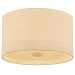 Ashland Ceiling Light - Aged Brass / White Linen