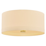 Ashland Ceiling Light - Aged Brass / White Linen