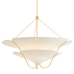 Gerhard Chandelier - Aged Brass / Ivory