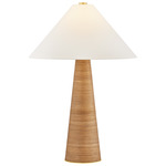 Haviland Table Lamp - Aged Brass / Natural / White Linen