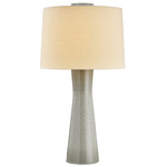 Havelock Table Lamp - Grey / White Linen