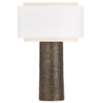 Ashburton Table Lamp - Bronze / White Linen